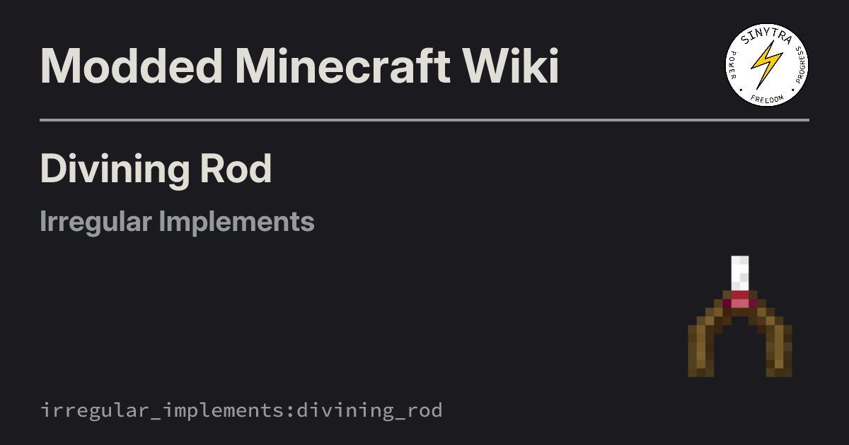 Divining Rod - Irregular Implements