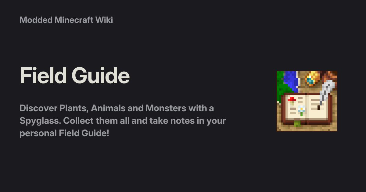 Field Guide - Modded Minecraft Wiki