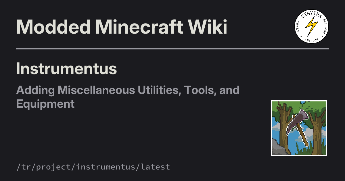 Instrumentus - Modded Minecraft Wiki